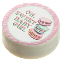 Oh Sweet Baby Girl Macaron Themed Baby Shower Chocolate Covered Oreo