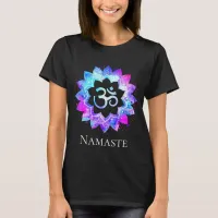 *~* AUM OM Symbol Spiritual Lotus Flower Mandala T-Shirt