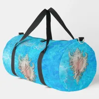 Conch Shell "Beach Life"  Duffle Bag