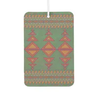 Southwest Sagebrush Green Orange Geometric Design  Air Freshener