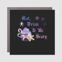 Eat Drink And Be Scary Hexmas Cool Unique Car Magnet
