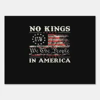 No Kings In America United States Independence Cla Sign