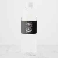 Eat Drink And Be Scary Spider Classic Vintage Styl Water Bottle Label
