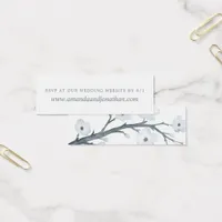 Cherry Blossoms Wedding reply at website RSVP