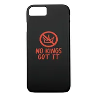 No Kings It Patriotic Style iPhone 8/7 Case