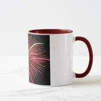 Red Fireworks Mug