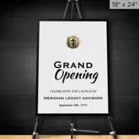 Elegant Grand Opening Welcome Sign