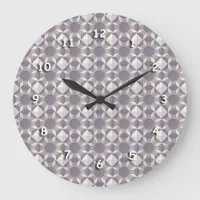 Clock - Purple Quilt Pattern