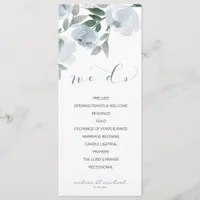 Wedding Soft Romantic Watercolor Dusty Blue Gray 2 Program