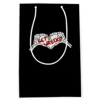 Get Wrecked Skeleton Hand Heart Classic Medium Gift Bag