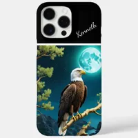 Eagle's Moonlit Vigil iPhone 16 Pro Max Case