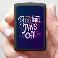 Embracing the spirit of persistence.  zippo lighter