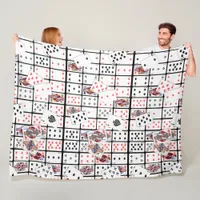 Playing Cards Poker Euchre Throw Blanket