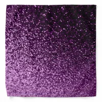 Purple pink glitter sparkle glam teen girls bandana