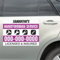 18" x 24" Professional Handywoman Car Magnet