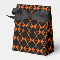 Halloween Black Skull Favor Box