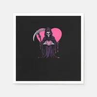 Heart Hands Reaper Classic Meme Napkins