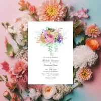 Floral Spring Wedding Invitation