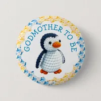 Godmother to Be | Boy's Baby Shower Button