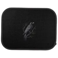 Crow, F-Caw-F Funny Bird Moon Gothic Adult Humor T Car Floor Mat