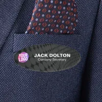 Custom Logo or Photo Employee Job Title & Name Tag