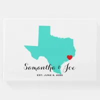 CREATE YOUR OWN TURQUOISE TEXAS WEDDING GUEST BOOK