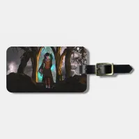 Creepy and Cute Halloween Girl Luggage Tag