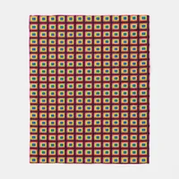 Optical Illusion Rectangular Shape Minimalism Fleece Blanket