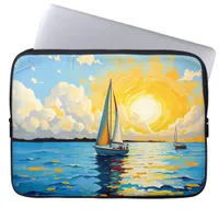 Sailboat at Sunset Laptop Sleeve