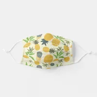 Cute Tropical Fruit Pineapple Adult Cloth Face Mask