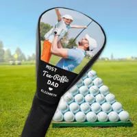 Most Tee-Riffic DAD Personalized Golfer Photo Golf Head Cover