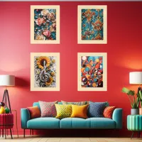 Colorful Wall Art Sets
