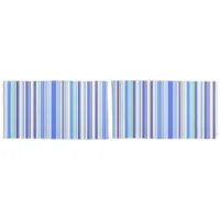 Modern Blue and White Coastal Stripes Pillow Case