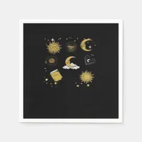 Whimsigoth Sun Moon Witchy Classic Napkins