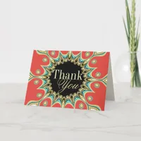 Groovy Arty Sunflower | Unique Thank You Card