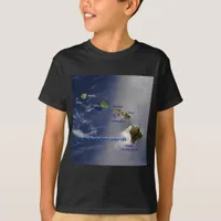 View of the Hawaiian Islands T-Shirt
