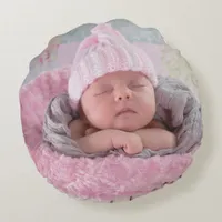 Pink Striped personalized Baby Girl  Pillow