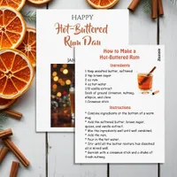 Happy Hot-Buttered Rum Day | January 17th Postcard