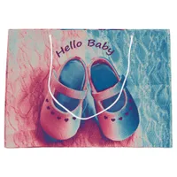 Hello Baby - charming Large Gift Bag