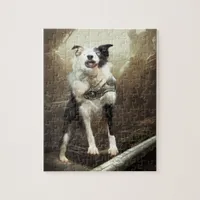 Cyborg Border Collie Jigsaw Puzzle