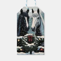 Festive Horses | Merry Christmas Gift Tags