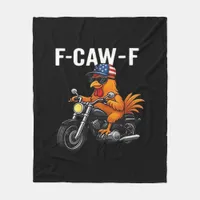 F-Caw-F Chicken Classic Aesthetic Graphic Fleece Blanket