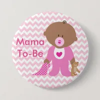 "It's a Girl" Baby Shower Button