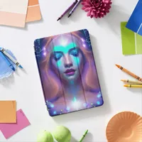 Glowing Goddess of Light Digital Fantasy Art 005 iPad Pro Cover