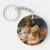 My Grandkids Photo gift Keychain