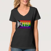 LGBTQIA+ Ally | Rainbow Flag T-Shirt