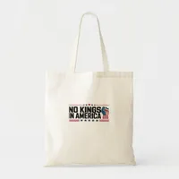 No Kings In America USA Patriotic Style Tote Bag