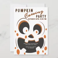 Halloween Spooky Pumpkin Carving Contest Party Invitation