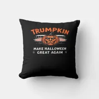 Trumpkin Make Halloween Great Again Classic Throw Pillow