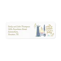 Tis The Season Cute Christmas Return Address Label